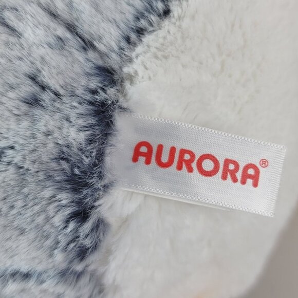 Aurora Penguin Stuffed Animal Plush Gray White 11.5" Floppy Wing Arctic Zoo 2016 - Picture 8 of 10